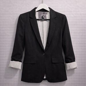 Guess | Women’s Black Stretch Blazer | Size Large